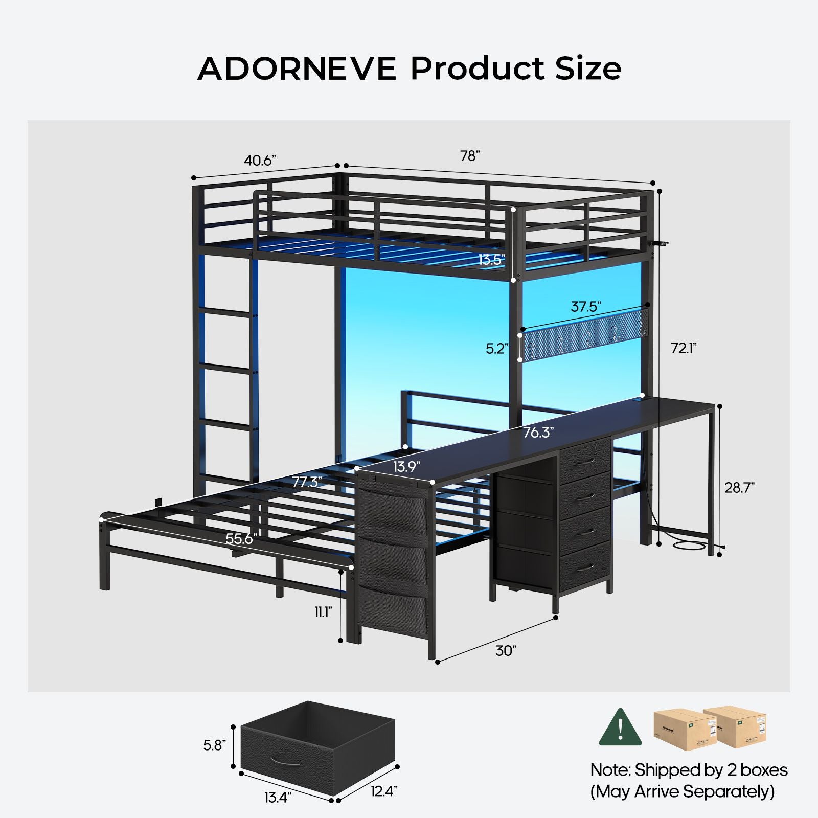 2 person desk